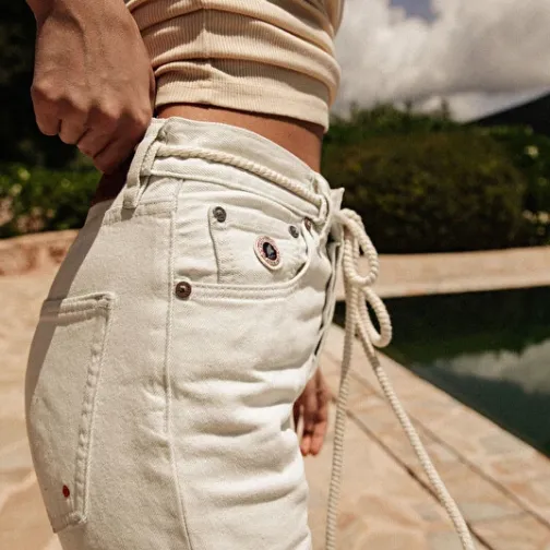 Femme SWEET PANTS VINTAGE FIT OFF WHITE