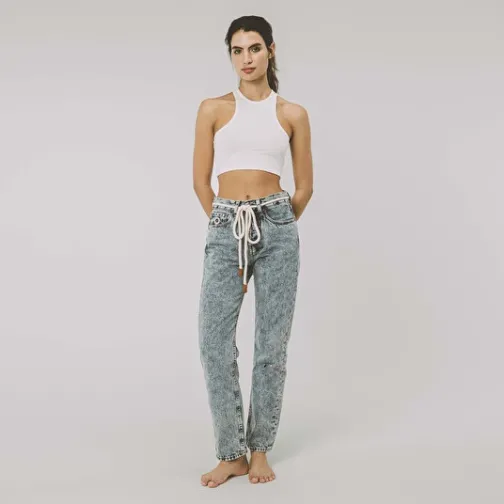 Femme SWEET PANTS VINTAGE FIT SNOW