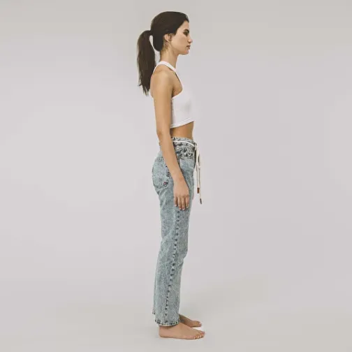 Femme SWEET PANTS VINTAGE FIT SNOW