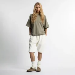 Femme SWEET PANTS WASH BERMUDA OFF WHITE