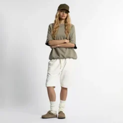 Femme SWEET PANTS WASH BERMUDA OFF WHITE