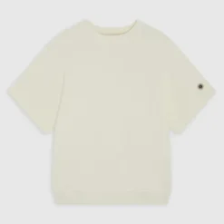 Femme SWEET PANTS WASH CREW MC OFF WHITE