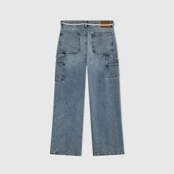 Femme SWEET PANTS WORKER BLUE VINTAGE