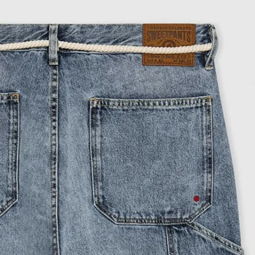 Femme SWEET PANTS WORKER BLUE VINTAGE